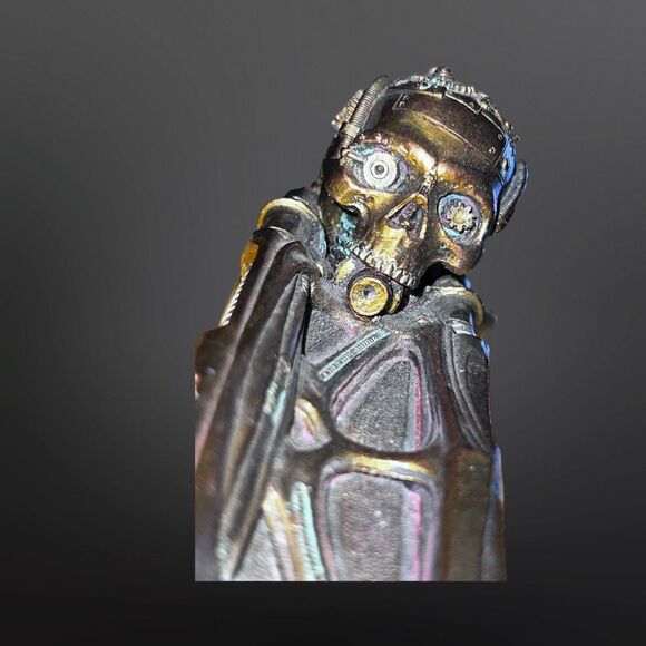 Steampunk Aged Copper Tone Incense Holder - Picture 8 of 9